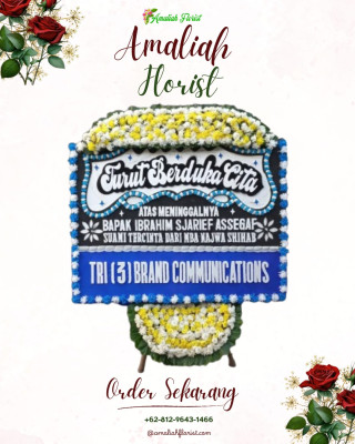 Papan Bunga Duka di Leuwisari