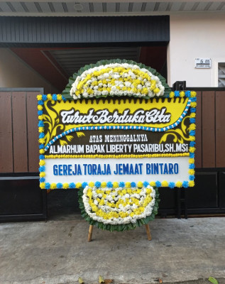 Papan Bunga Duka di Leuwisari