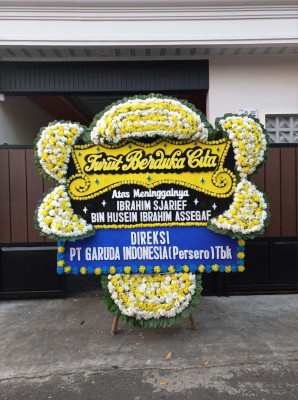 Papan Bunga Duka di Leuwisari